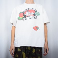 画像2: 90's BEN&JERRY'S "FAT FREE SORBET" 企業プリントTシャツ XL (2)