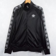 画像1: UMBRO サイドライン トラックジャケット BLACK XL (1)