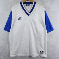 画像1: 90's UMBRO CANADA製 ナンバリング ゲームシャツ L (1)