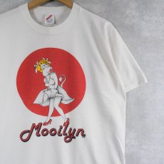 画像1: 90's USA製 "Mooilyn" パロディプリントTシャツ L (1)