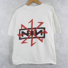 画像1: 90's NINE INCH NAILS "DEVIL TOUR 1995" ロックバンドプリントTシャツ XL (1)