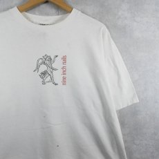 画像2: 90's NINE INCH NAILS "DEVIL TOUR 1995" ロックバンドプリントTシャツ XL (2)