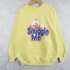 画像1: 〜2000's Snuggle CANADA製 "Snuggle Me" 柔軟剤ブランドプリントスウェット XL (1)