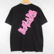 画像2: New York Dolls ロックバンドプリントTシャツ BLACK  (2)