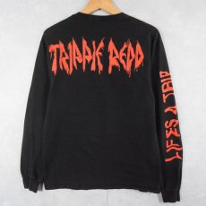 画像2: Trippie Redd ヒップホッププリントロンT BLACK M (2)