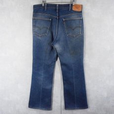 画像2: 80's Levi's 517-2017 USA製 ブーツカット ストレッチデニムパンツ W34 (2)