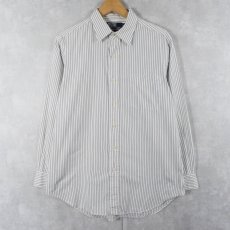 画像1: POLO Ralph Lauren "ANDREW CLASSIC FIT" ストライプ柄 コットンシャツ 15 1/2 (1)