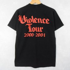 画像2: 2000's Nothing Face "Violence Tour" ニューメタル バンドツアーTシャツ BLACK M (2)