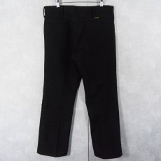 画像2: 90's Wrangler USA製 ランチャードレスジーンズ BLACK W35 (2)