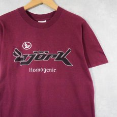 画像1: 90's〜 Bjork "Homogenic" ミュージシャン プリントTシャツ S (1)