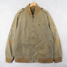 画像2: POLO Ralph Lauren フライトジャケット XL (2)