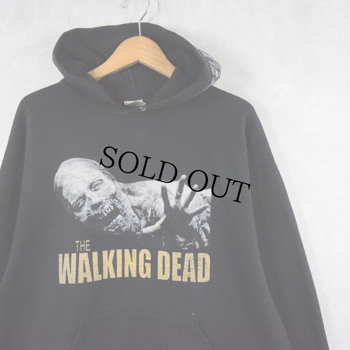 画像1: THE WALKING DEAD テレビドラマプリント スウェットフーディー BLACK XL (1)