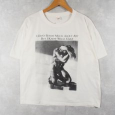 画像1: 90's  Herb Ritts "Male nude on log" フォトプリントTシャツ XL (1)