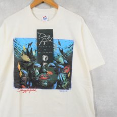 画像1: 90's Doug Auld USA製 "Some Like It Wet 【Marilyn Monroe】" 騙し絵アートプリントTシャツ DEADSTOCK L (1)