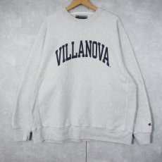 画像1: 2000's Champion REVERSE WEAVE "VILLANOVA" プリントスウェット XL (1)