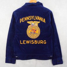 画像2: 60〜70's FFA "PENNSYLVANIA LEWISBURG" ファーマーズコーデュロイジャケット 38 (2)