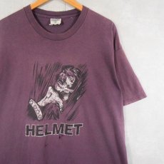 画像1: 90's HELMET USA製 オルタナティヴ・メタル・バンドTシャツ XL (1)