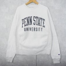 画像1: 2000's Champion REVERSE WEAVE "PENN STATE UNIVERSITY" インサイドアウト プリントスウェット M (1)