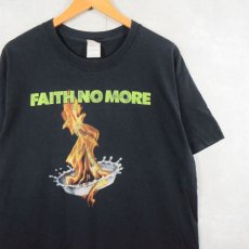 画像1: FAITH NO MORE オルタナティヴ・ロックバンドTシャツ BLACK L (1)