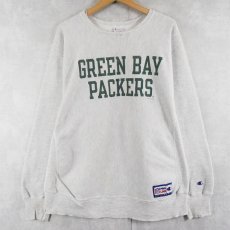 画像1: 90's Champion REVERSE WEAVE "GREEN BAY PACKERS" プリントスウェット XL (1)