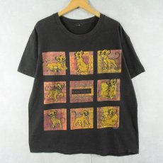 画像1: THE LION KING ミュージカル プリントTシャツ BLACK (1)