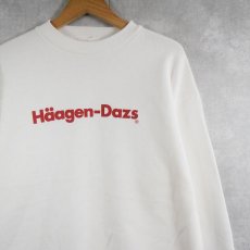 画像1: 80's RUSSELL ATHLETIC USA製 "Haagen-Dazs" ロゴプリントスウェット XL (1)