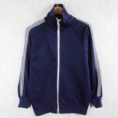 画像1: 80's sportswear USA製 トラックジャケット NAVY M (1)