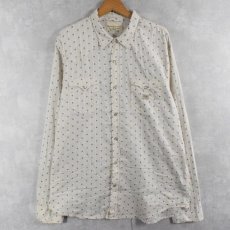 画像1: DENIM&SUPPLY RALPH LAUREN オールオーバーパターン ウエスタンシャツ XXL (1)