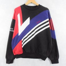 画像1: 80's〜 adidas "KUNSTTURNEN NKL LIESTAL" 切り替えデザインスウェット (1)