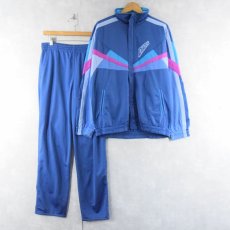 画像1: 80's diadora 切り替えデザイントラックジャケット/パンツ SETUP SIZE40 (1)