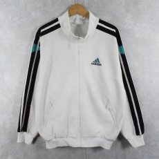 画像1: 90's adidas ロゴ刺繍 サイドライントラックジャケット (1)