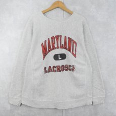 画像1: REVERSE WEAVE TYPE "MARYLAND LACROSSE" プリントスウェット (1)