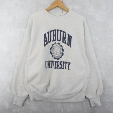 画像1: 90's USA製 REVERSE WEAVE TYPE "AUBURN UNIVERSITY" プリントスウェット XL (1)