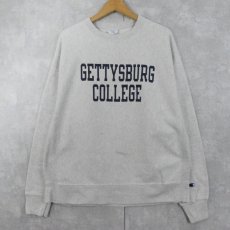 画像1: Champion REVERSE WEAVE "GETTYSBURG COLLEGE" プリントスウェット L (1)