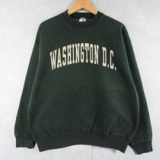 画像1: 90's FRUIT OF THE LOOM USA製 "WASHINGTON D.C." プリントスウェット L (1)