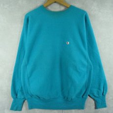 画像1: 90's Champion REVERSE WEAVE USA製 目付きスウェット XL (1)