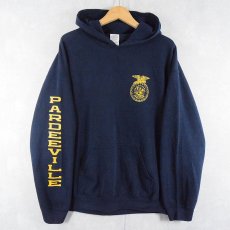 画像1: FFA "Keep on Keepin' on" プリントスウェットフーディー NAVY L (1)