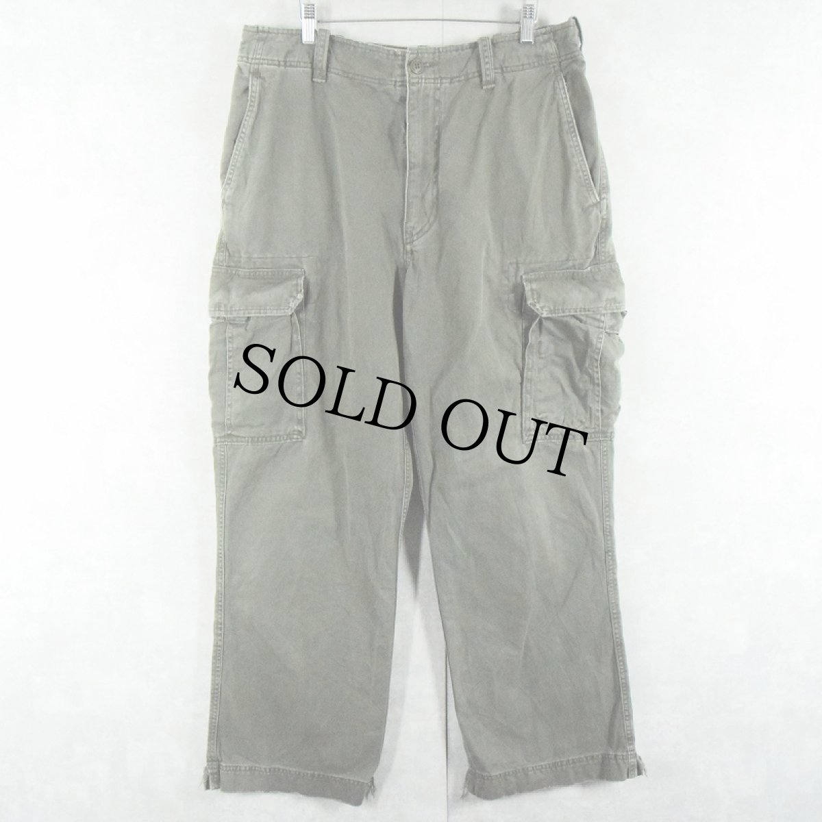 画像1: ABERCROMBIE&FIRCH コットンカーゴパンツ SIZE34R (1)