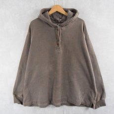 画像1: Cabela's オーバーダイ ヘンリーネックスウェットフーディ 2XL (1)