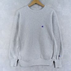 画像1: 90's Champion REVERSE WEAVE USA製 目付きスウェット L (1)