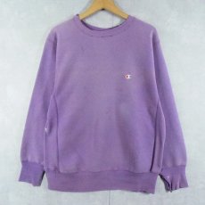 画像1: 90's Champion REVERSE WEAVE USA製 目付きスウェット L (1)