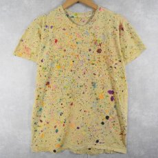 画像1: 70's〜 Crown Point ペンキペイントTシャツ XL (1)