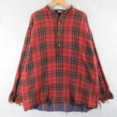 画像2: 80's L.L.Bean チェック柄 リバーシブルネルシャツ (2)