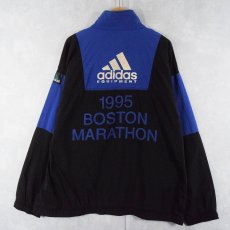 画像2: 90's adidas EQUIPMENT "B.A.A. BOSTON MARATHON" ロゴプリントナイロンジャケット XL (2)