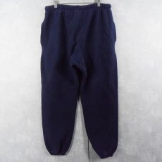 画像2: 90's CAMBER USA製 "BENNETT" プリントスウェットパンツ NAVY L (2)