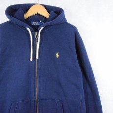 画像1: POLO Ralph Lauren スウェットジップパーカー L (1)