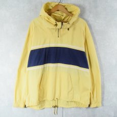 画像1: GAP 切り替えデザイン コットンアノラックパーカー L (1)