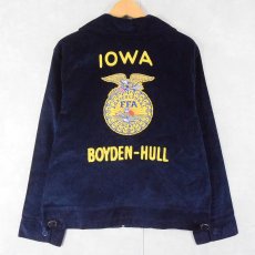 画像1: FFA "IOWA BOYDEN-HULL" ファーマーズコーデュロイジャケット NAVY SIZE100-42 (1)