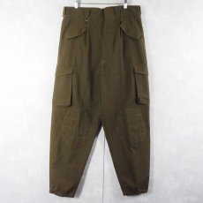 画像1: VINTAGE Italian Army パラシュートパンツ W37 (1)