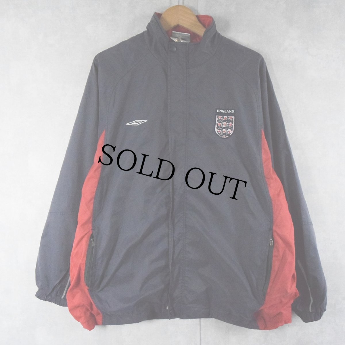 画像1: 90's UMBRO ENGLAND代表 ナイロントラックジャケット 2XL (1)